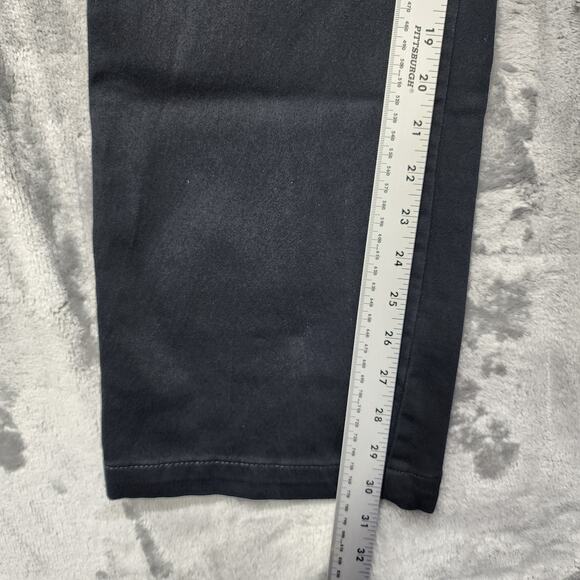 Lee Pants Womens 18 Black Regular Fit Mid Rise Straight Leg Flex Motion Stretch - Picture 10 of 12